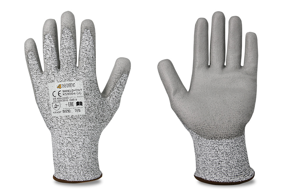 Rękawice rob.4WRK SHIELD+ CUT GG 9/L